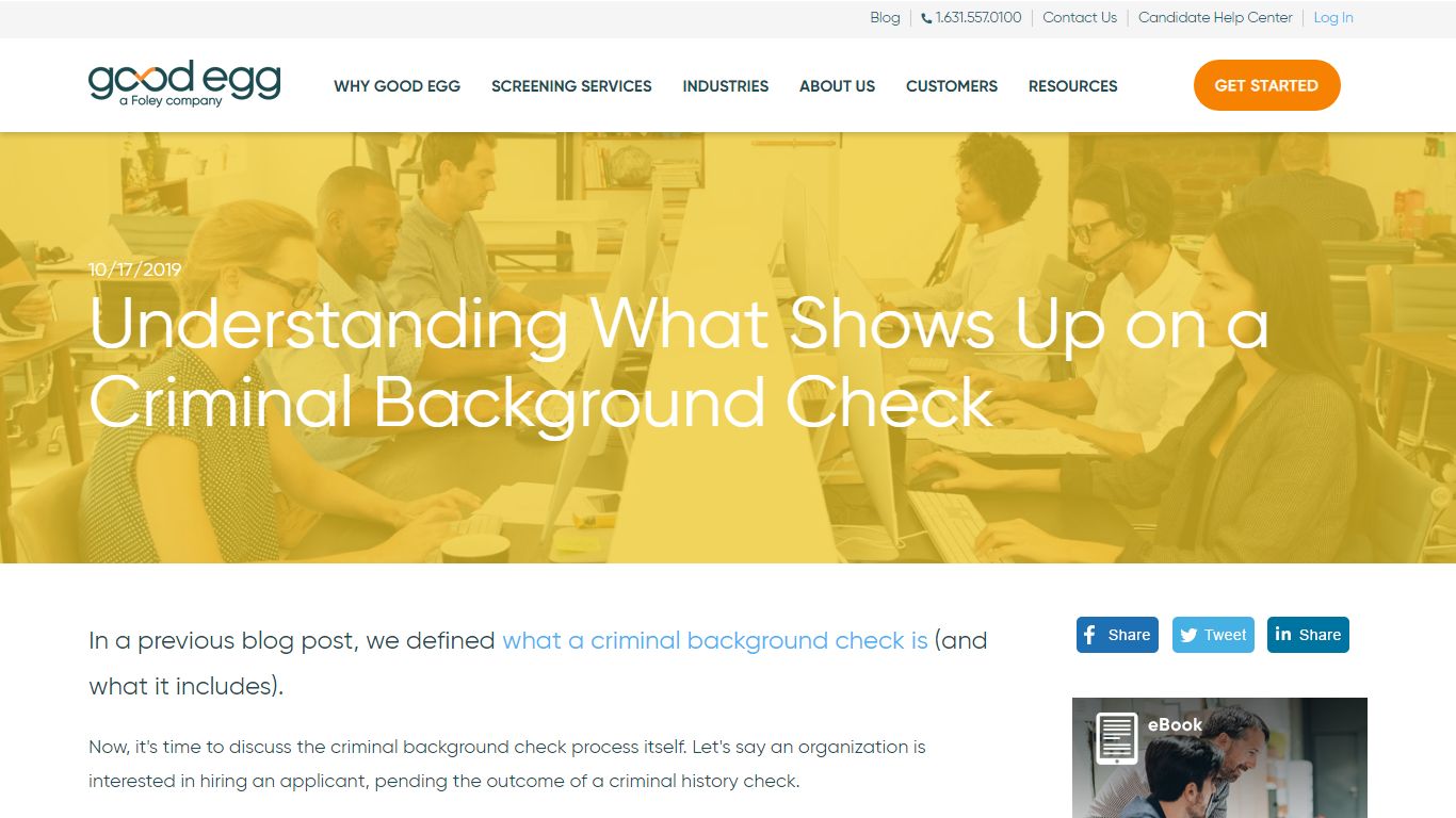 Understanding What Shows Up on a Criminal Background Check - Good Egg